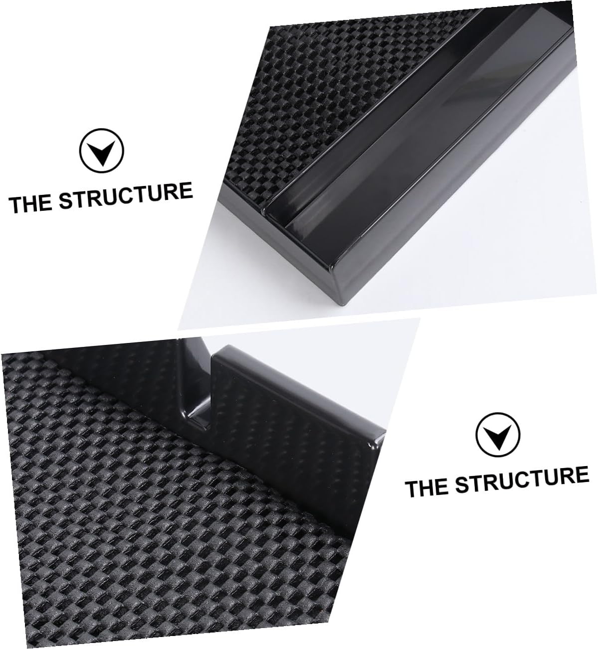Convenient Hair Clipper Storage Rack Cutter Holder with Non Slip Mat Essential Barbershop Accessories for Organized Tools Black