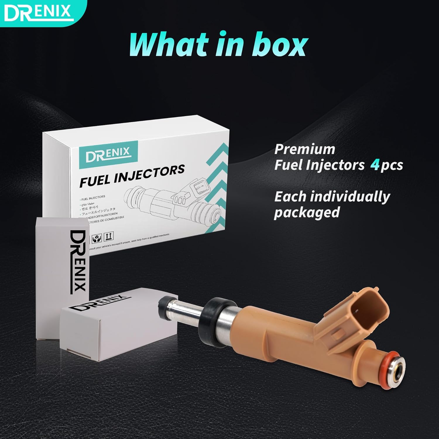 Fuel Injectors Fit For:/-Toyota Corolla 2009-2015 1.8L XRS Sedan 2.4L 2009-2013 Matrix Base Wagon 1.8L 2009-2012 4Pcs set OE# 23250-0T010 322-50202