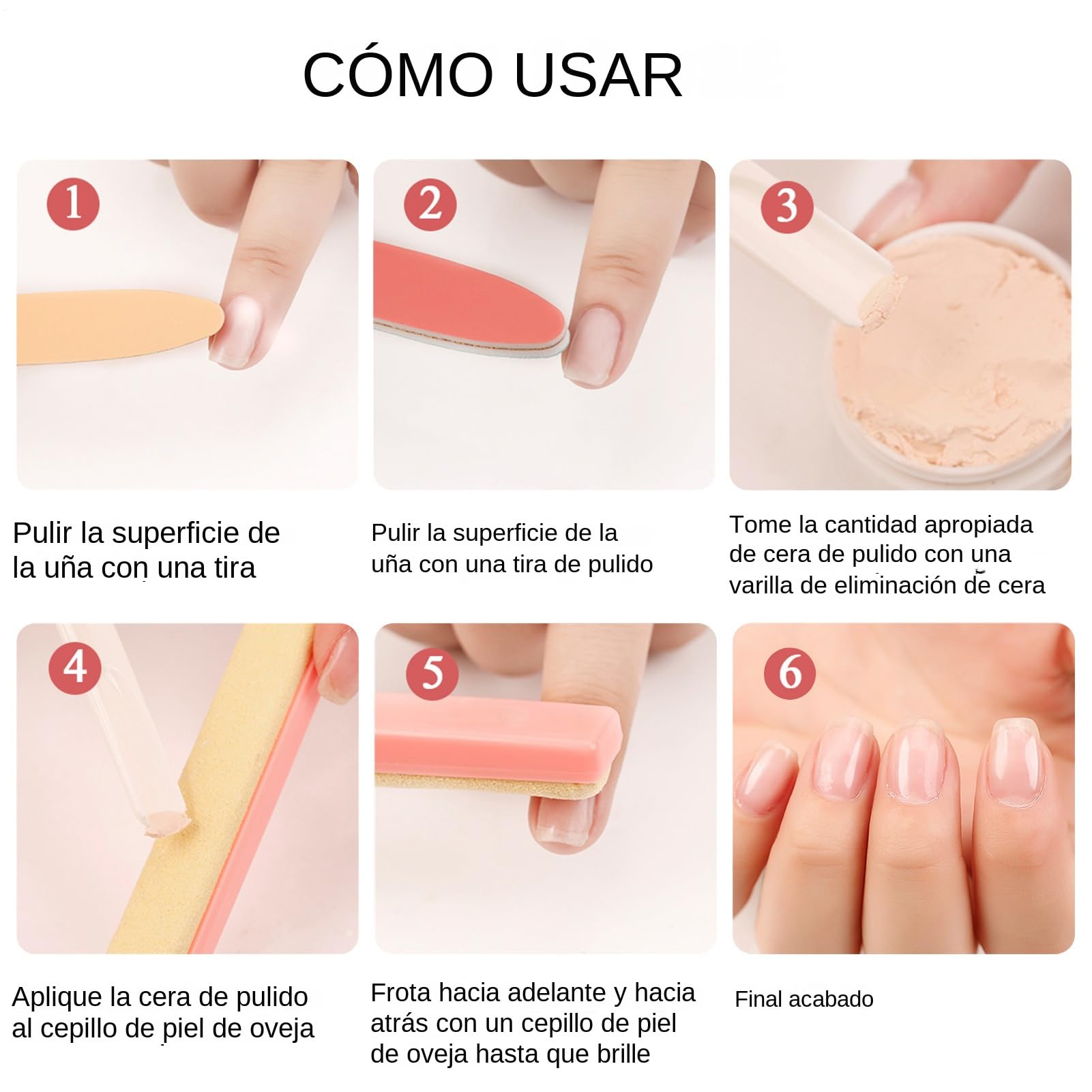 Kit Manicure Giapponese Chiodi in Polvere,Strumenti Versatili per Rafforzare Casa Ragazze Donne Bellezza Adulti Viaggio e Restauro
