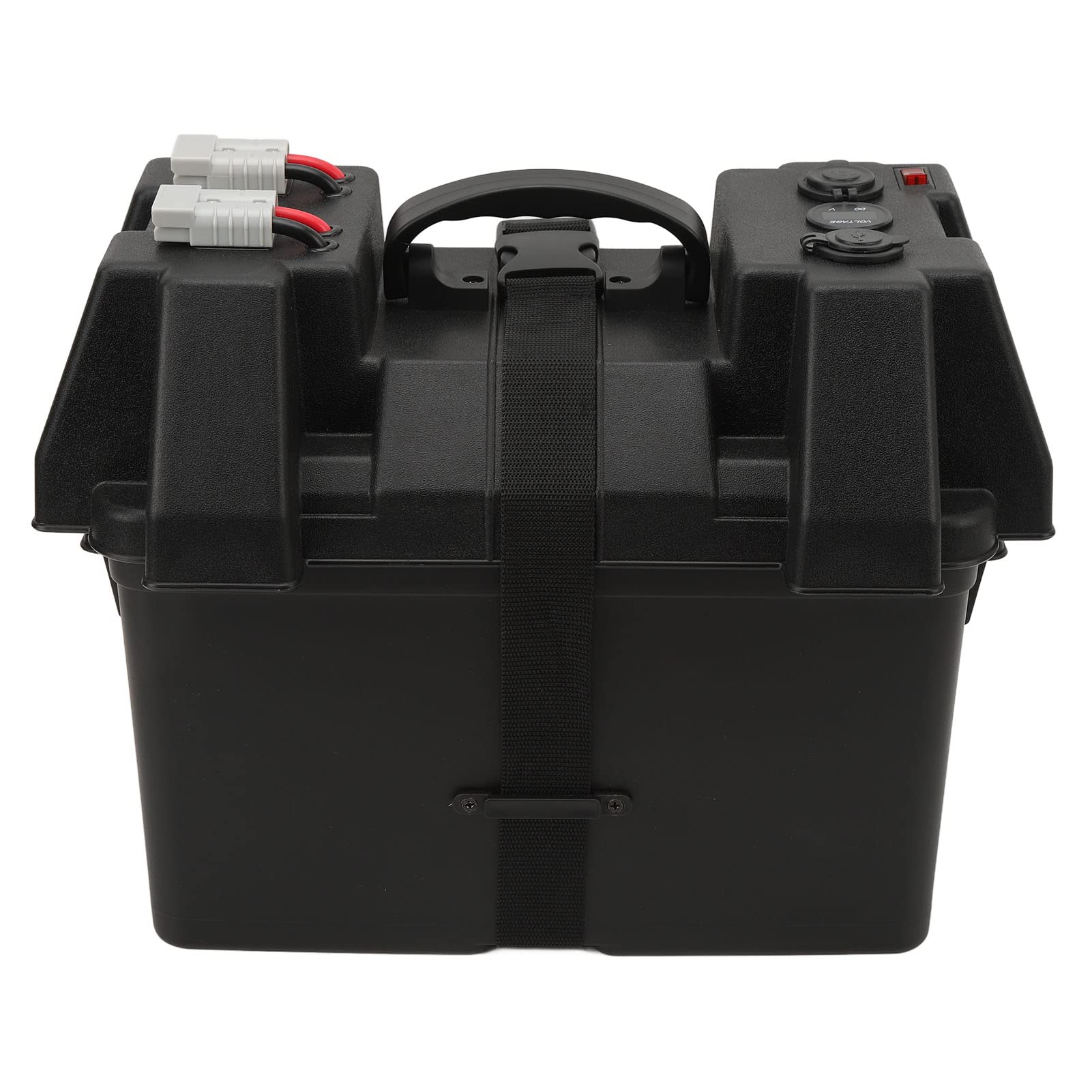 Centro de alimentación de batería de coche con USB de 5 V y encendedor de cigarrillos de 12 V para autocaravanas y autocaravanas, carga segura, material fuerte, apto para baterías de 24 y 27