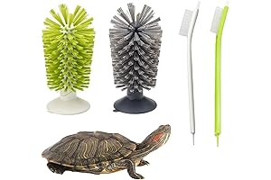 Four Pack Turtle Brush: Maintaining Hygiene for Red Eared Slider Turtles