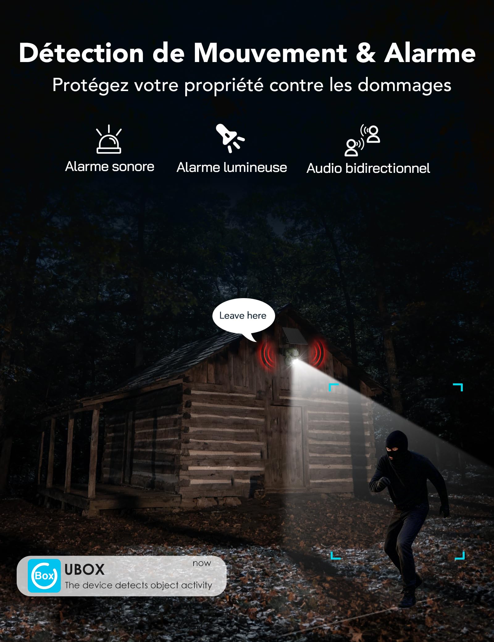 GNCC Camera de Chasse Solaire sans Fil 4G 2K avec Carte Sim Pas de Wi-FI