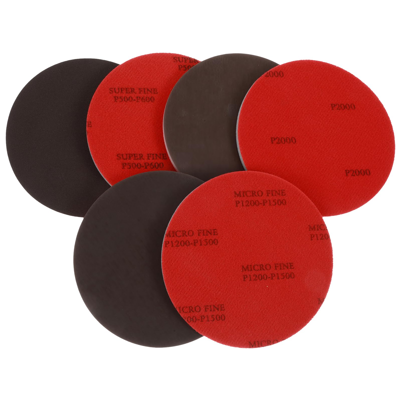 Styquenzer 6 Pcs Bowling Ball Sanding Pads, Bowlings Grit Accessories Bowling Balls Grit Pads Bowlings Ball Resurfacing Kit, 500, 800, 1000, 1200, 1500, 2000, 2500, 3000 for Different Texture-image-23