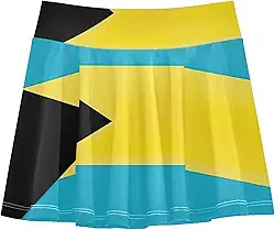 Short atlético fofo para meninas, saia de tênis para crianças, borboleta, bandeira mundial, 4t