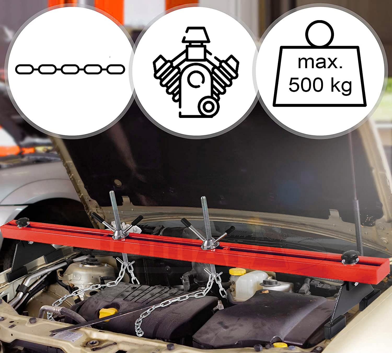 Soporte de motor 500 kg Puente para sujetar motores
