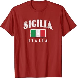 Vintage Sicilia Italy T-shirt Italian Souvenir Italia Sicily T-Shirt