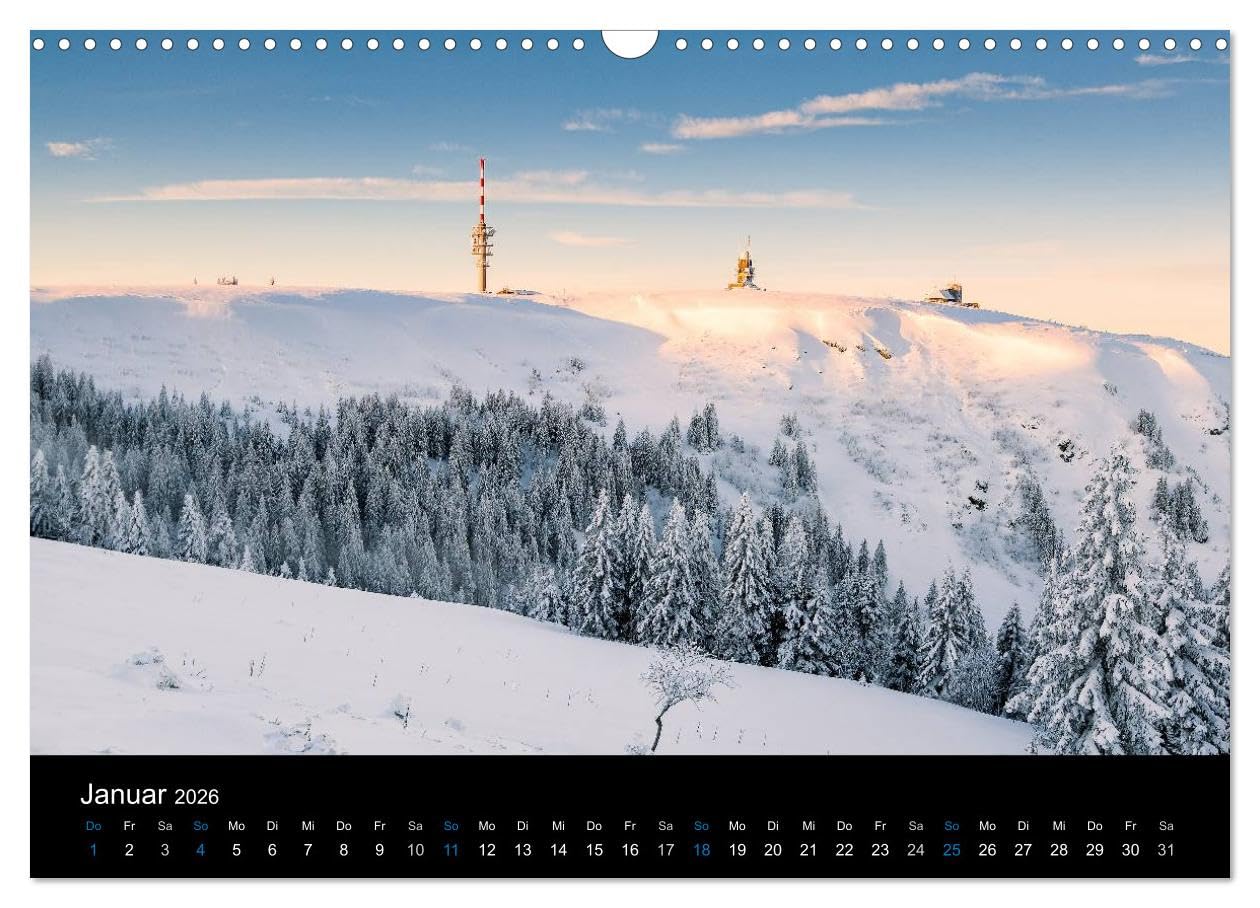 Zauberhafter Schwarzwald (Wandkalender 2026 DIN A3 quer), CALVENDO Monatskalender: Landschaftsphotographien aus dem Schwarzwald