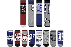 The Office TV Show: Dunder Mifflin 12 Socks Advent Calendar
