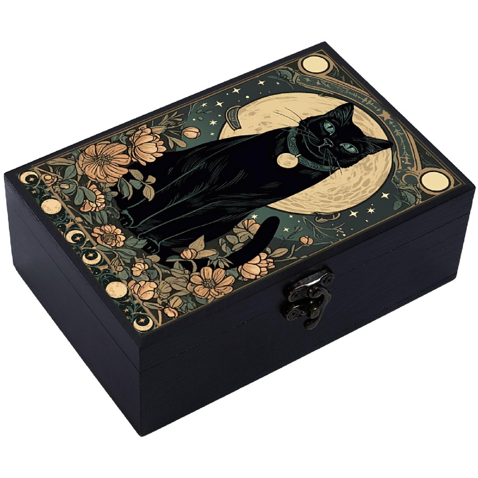 黒い令嬢 ひつじぐも キャバレーと角砂糖 キャンバスアート カードセット ジョン Amazon.com: CREATCABIN Wooden Tarot Storage Boxes Witch Box Black