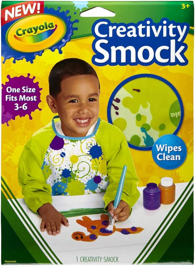 Crayola Art Smock for Kids, Painting Supplies, Ages 3, 4, 5