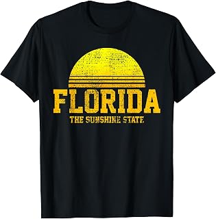 Florida Vintage Retro The USA US State Gift T-Shirt