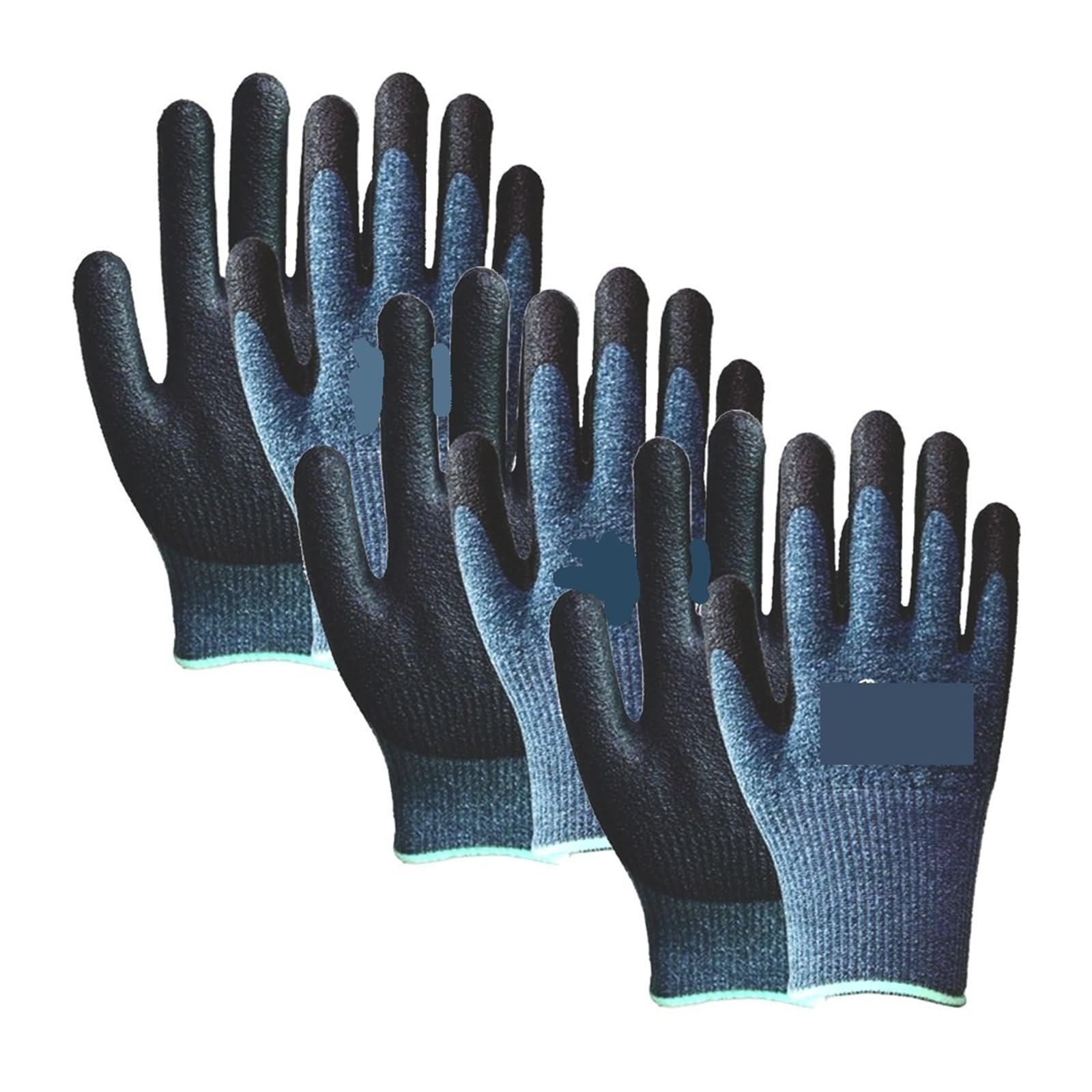Guanti da lavoro invernali Touchscreen Calore invernale leggeri in materiale microfibra 3 paia(M 3Pairs)