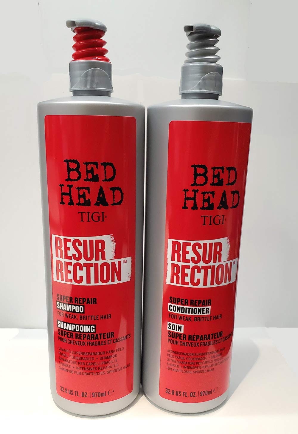 TIGI Bed Head Resurrection Shampoo and Conditioner Duo 2 x 970ml