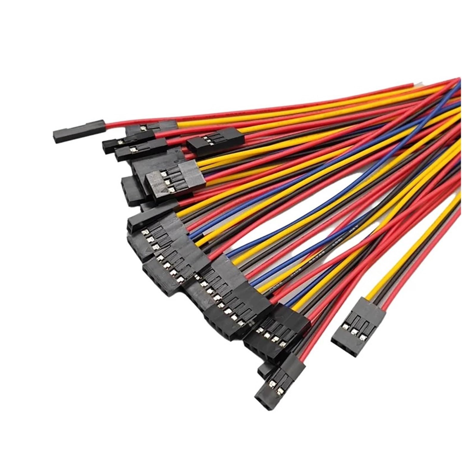Cable de puente Dupont de 10 piezas, 2,54 mm 2-10 pines 26 AWG 10/20/30 cm