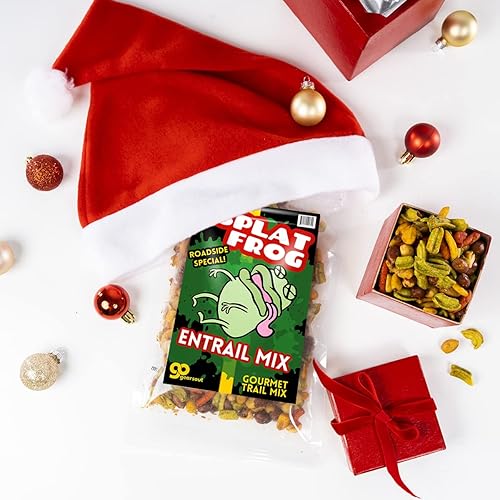 Miniatura 9 de Splat Frog Gourmet Trail Mix - Divertidos rellenos de calcetines para amigos y familiares - Regalos navideños de broma bruta, regalos extraños para