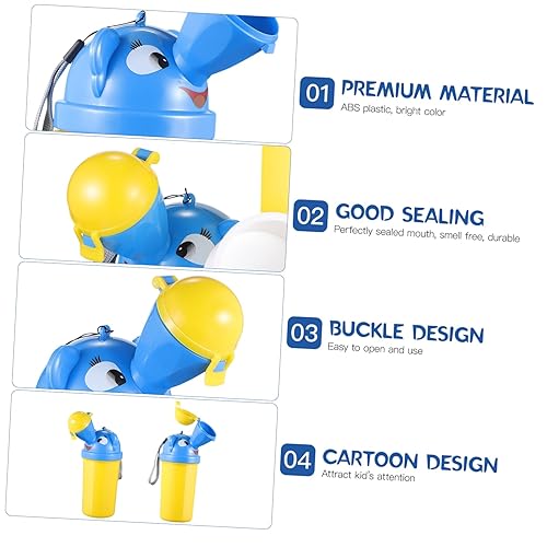 Miniatura 5 de Gadpiparty Orinal portátil para orinal de urinario de urinario de emergencia para bebé, niño, portátil, orinal para niños, entrenamiento para orinar