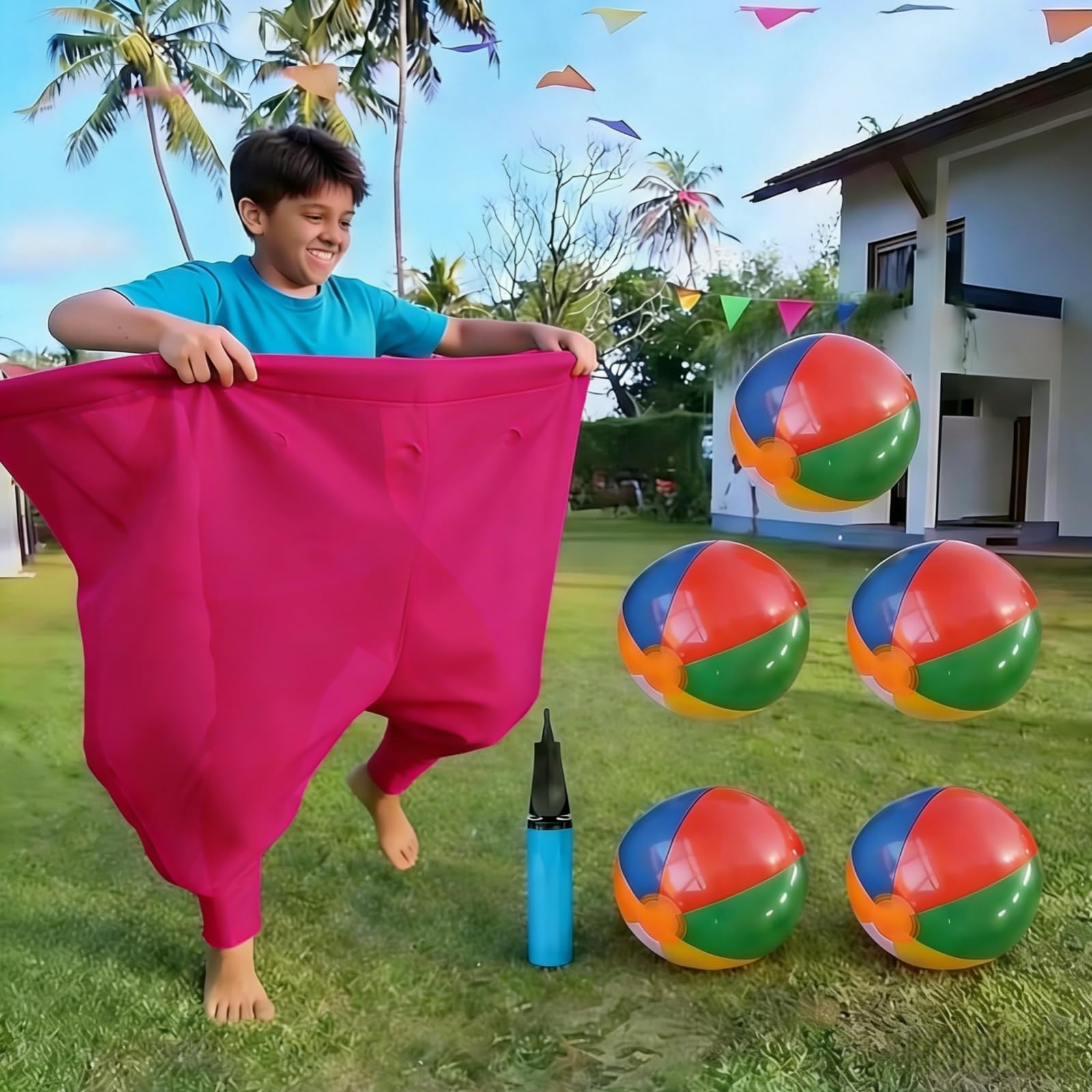 Giochi di lancio giganti con palline per saltare, divertente gioco di famiglia, per feste in giardino, competizioni di squadra e giochi di società