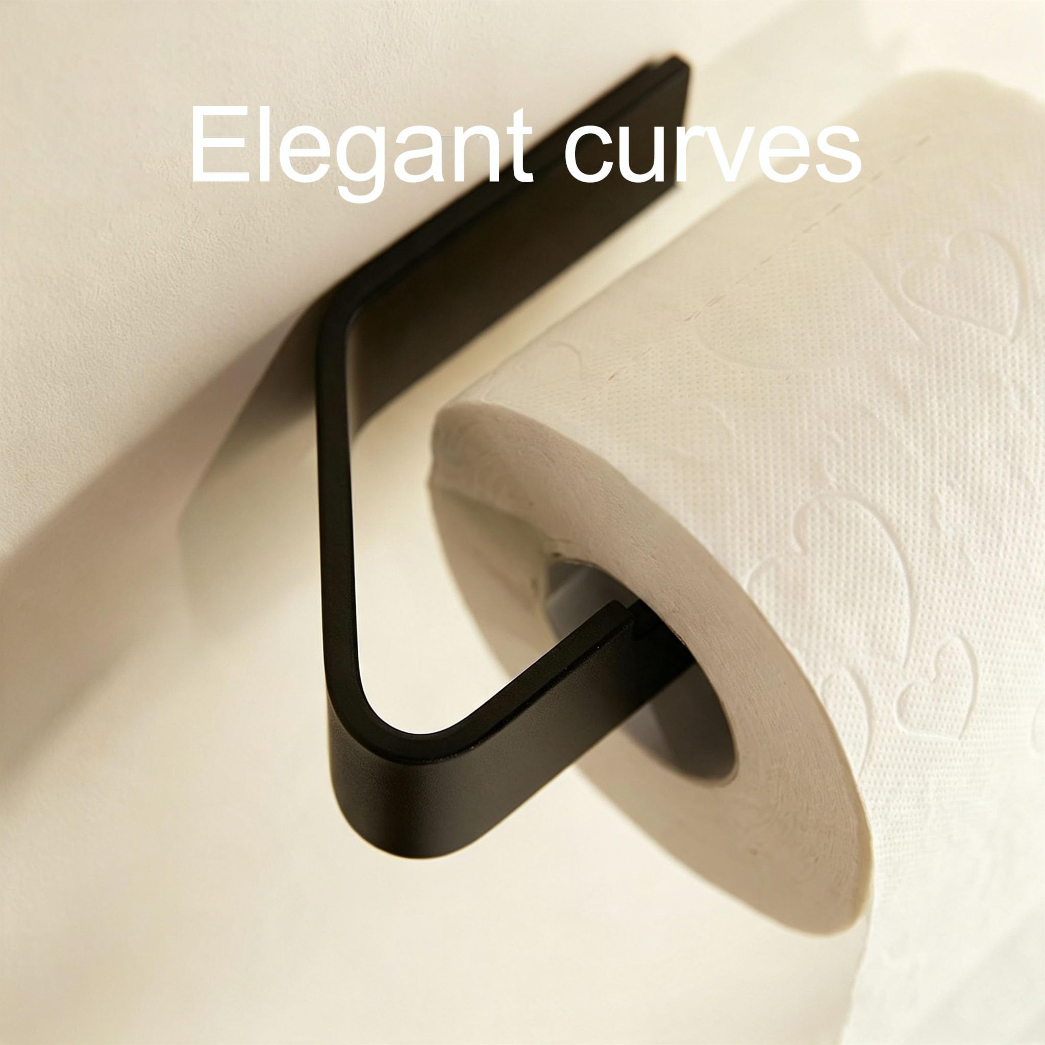 Toilet Paper Holder (Black) — Amazon image 5