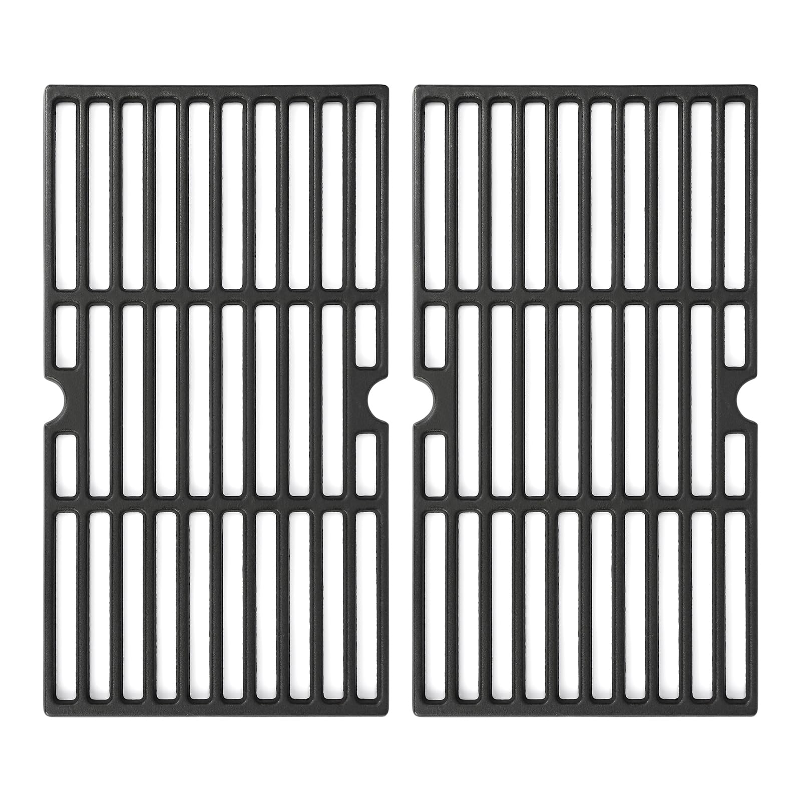 GFTIME 43 x 39cm Gusseisen Grillrost für ProfiCook PC-GG 1128, PC-GG 1255, PC-GG 1057 gasgrill, Gussrost Grillersatzteile 2 Stück für ProfiCook gasgrill