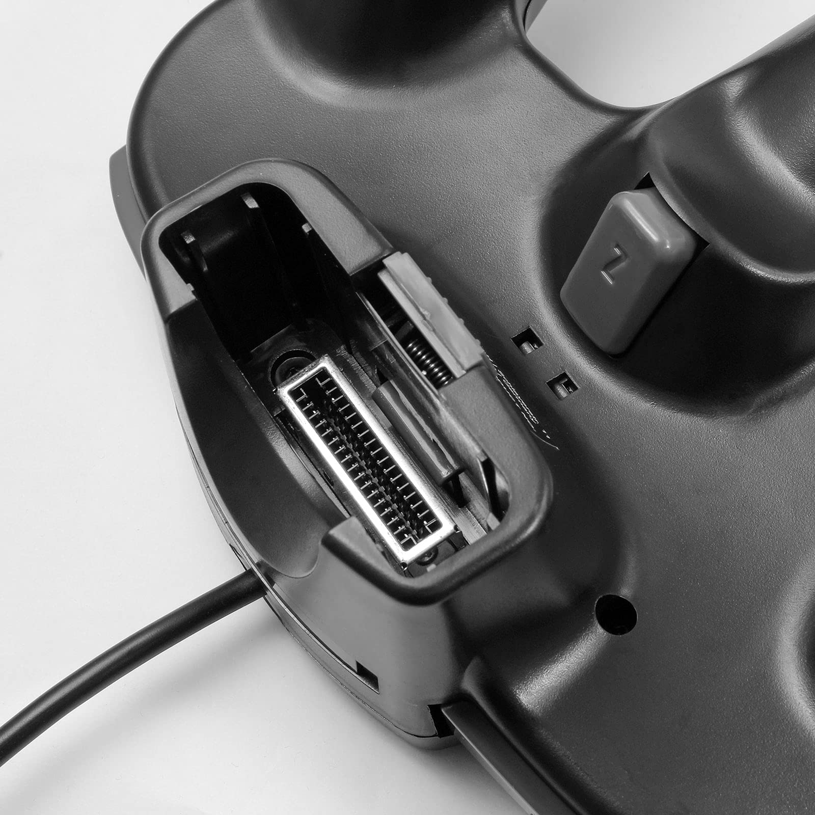 Eaxus® Controller adatto a N64 - Gamepad compatibile con la console Nintendo 64, Nero