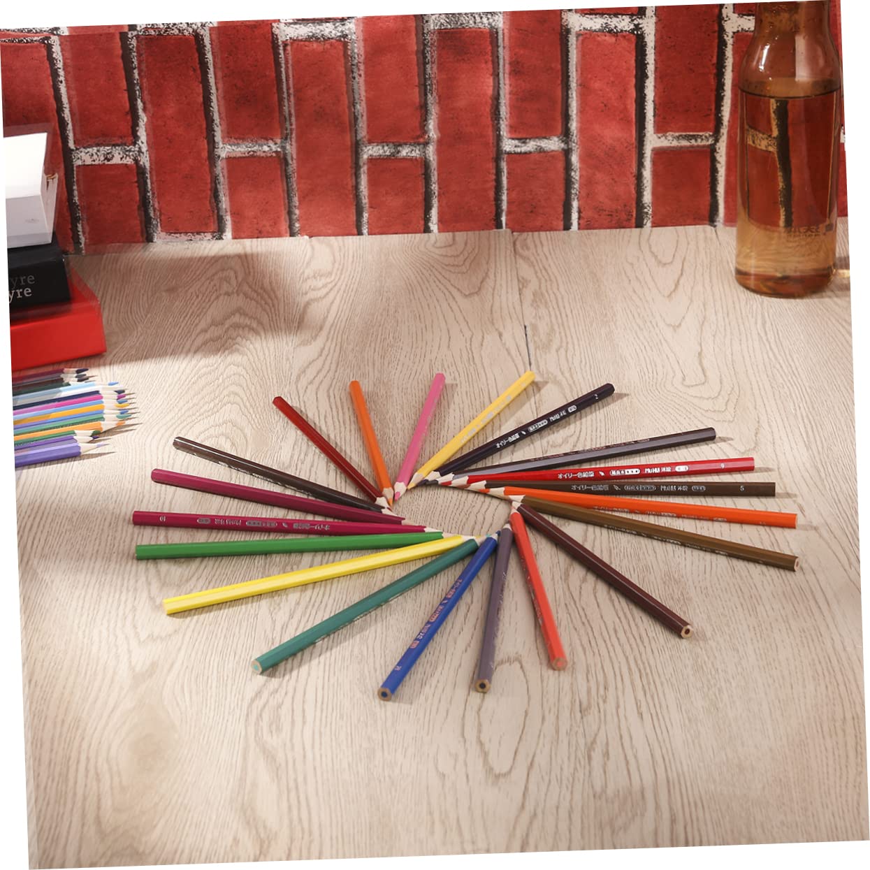 NUOBESTY Crayons de Couleur Couleurs pour Dessin Crayons à Dessin pour Artistes Ergonomique avec Mine Résistante