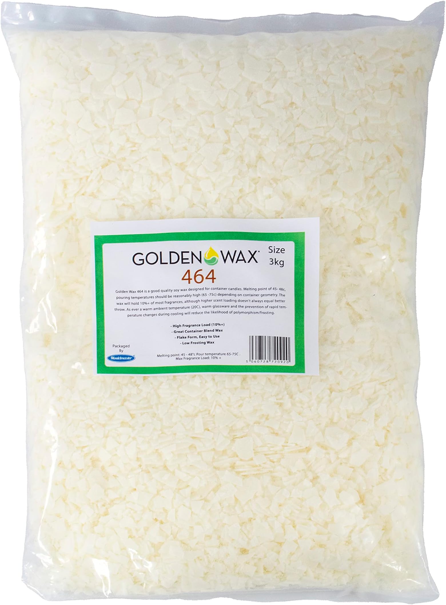 Soy Container Wax 464, White, 3kg
