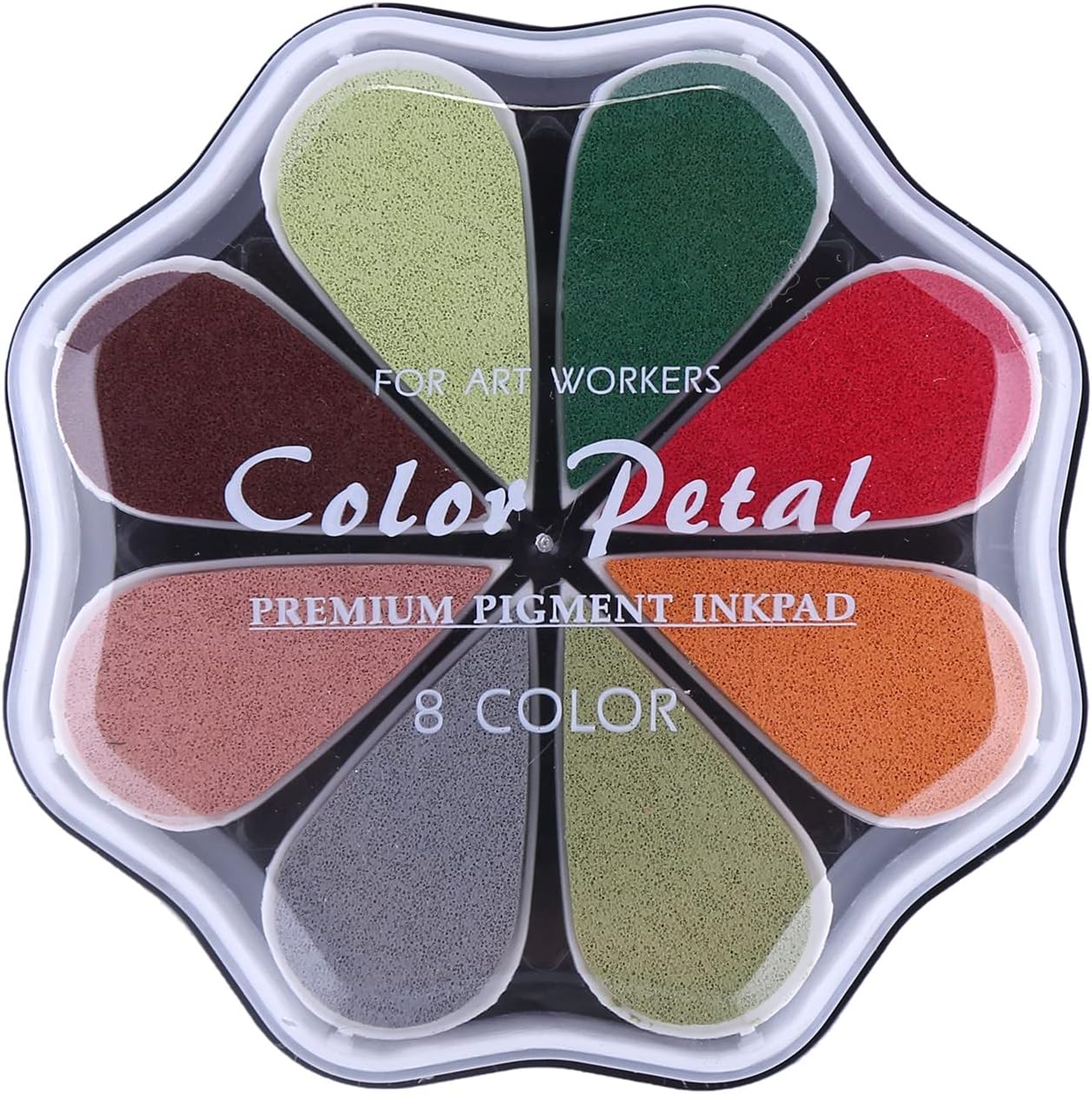 Petal Ink Pads for Rubber Stamps Waterdrop Shaped Stamp