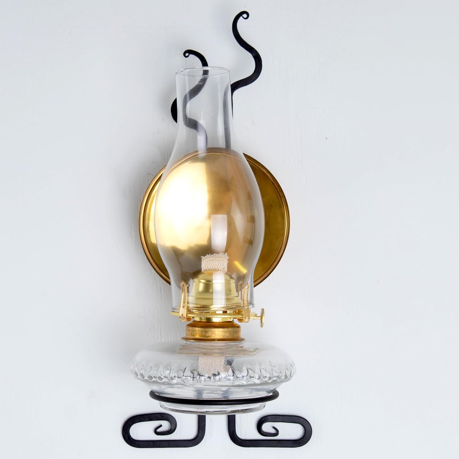 Solid Brass 6 1/2" Reflector for French Alps Brass Oil Lamps