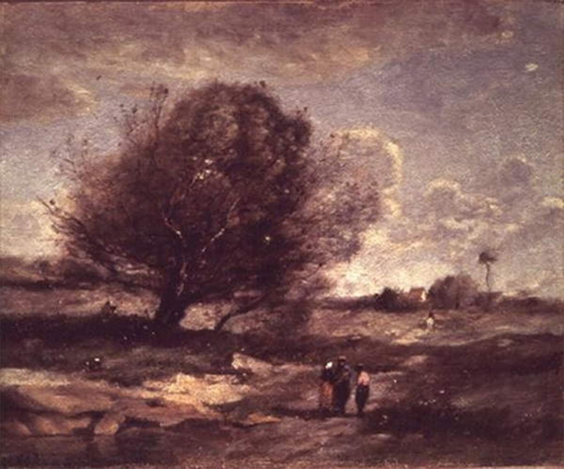 POSTERIIk Famous Print Pop Art Wall Art Graffiti Memories of Picardie by Jean Baptiste Camille Corot Art Prints for Home Decor 60x90cm