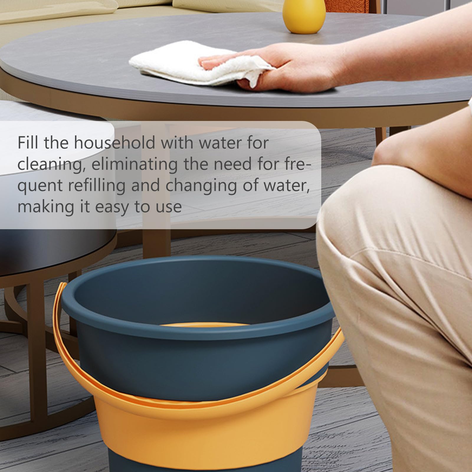 Seau Pliable 10 L, Lot De 2, Pour Nettoyage De Maison, Voiture Et Camping, Rouge | Leroy Merlin