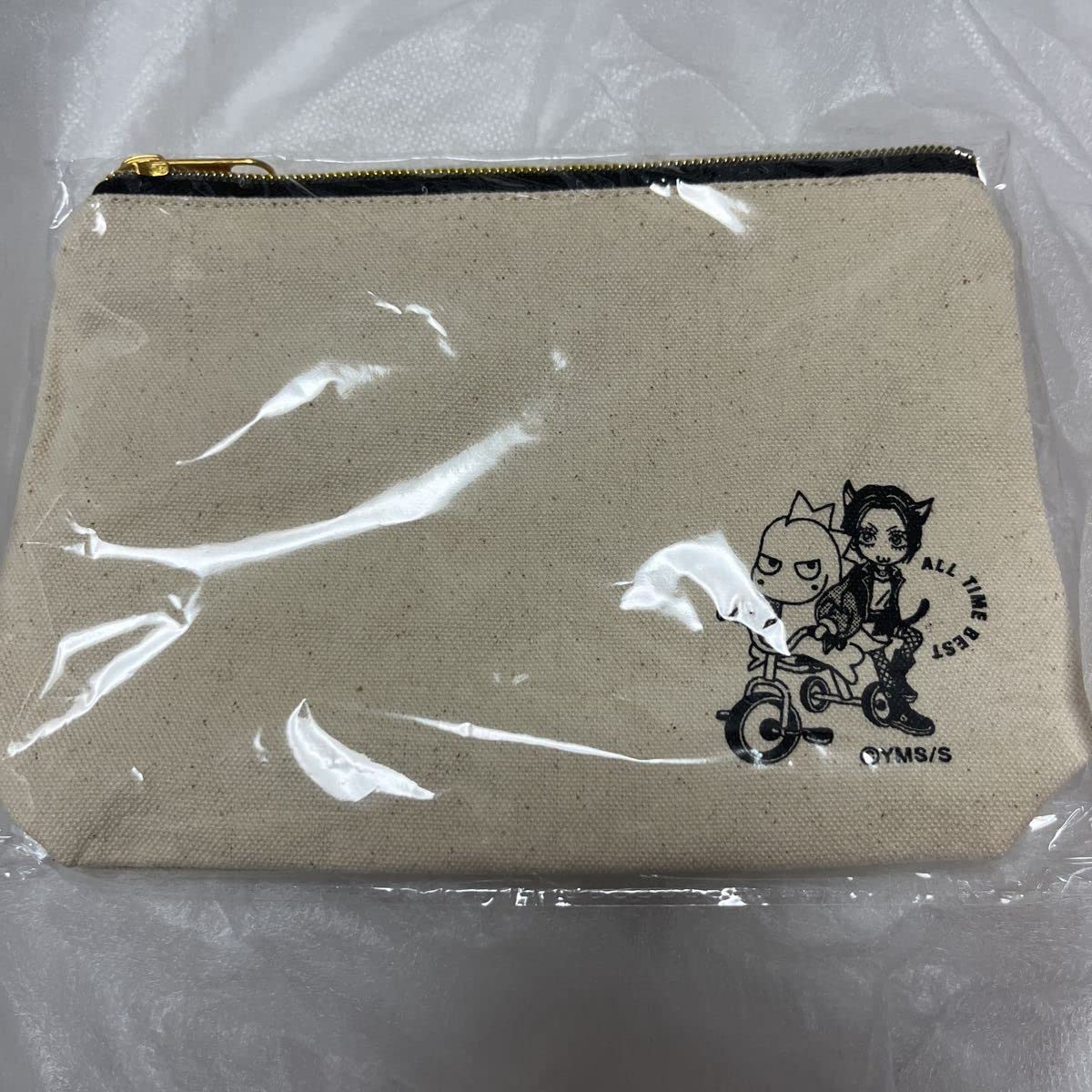 新品未開封 矢沢あい展描き下ろしイラスト「三輪車」マルチポーチ