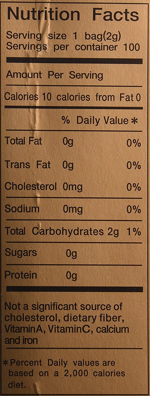 Shuang Xi Brand Instant Korean Ginseng Tea 0.07 Oz. X 100 Bags By Dongwon (Value Pack) 3 Boxes