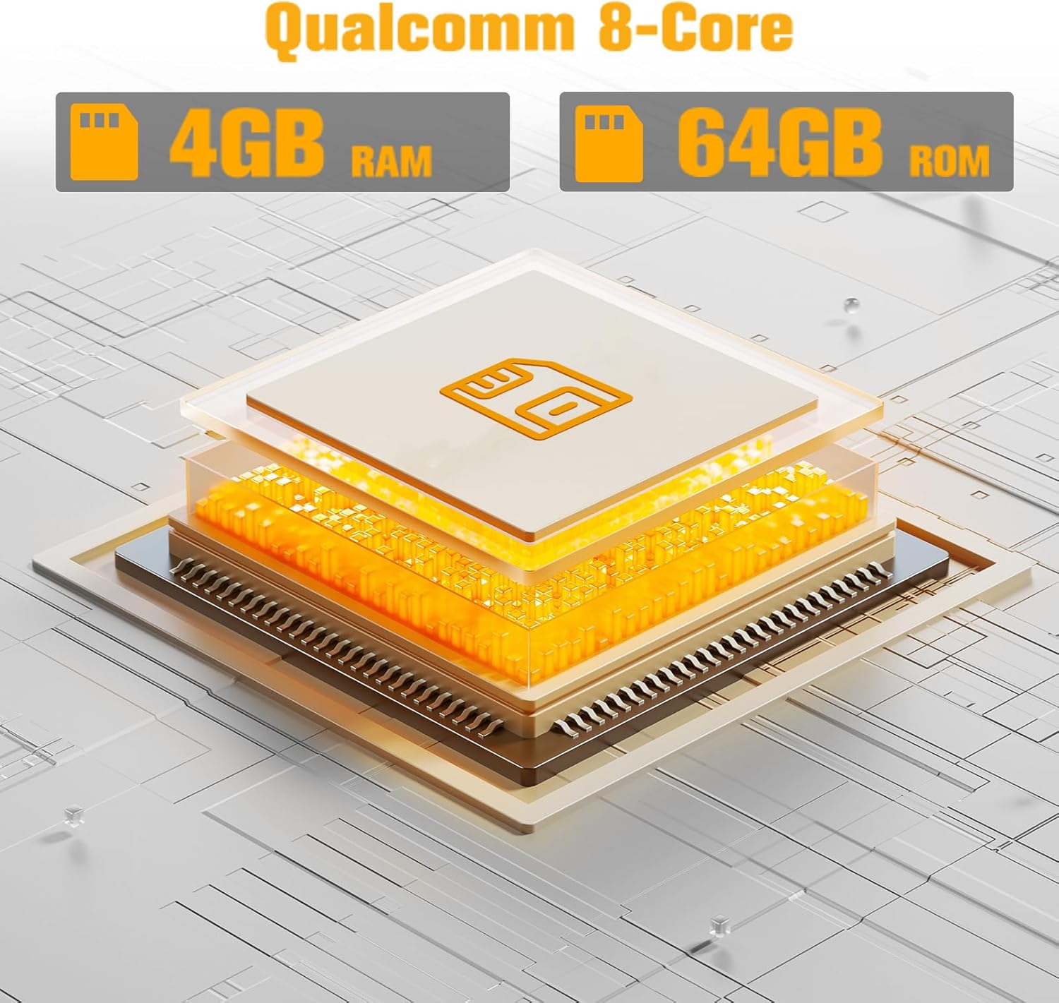 10.6 inch Car Radio Stereo Upgrade 【4+64GB】 for Jeep Wrangler JK 2007-2018 Dodge Ram 1500 2500 2009 2010 2011 2012 with CarPlay Android Auto