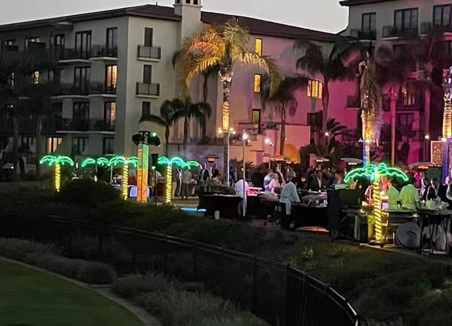 EEZ RV Products 7 Foot High Super Bright LED Lighted Tropical Palm Tree - 5 Times Brighter Than Incandescent Bulbs
