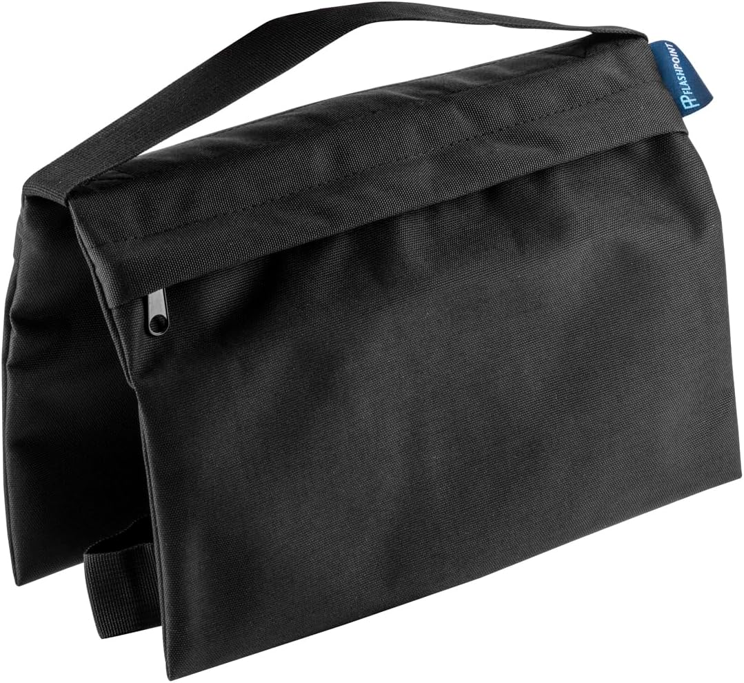 Flashpoint Six Empty Saddle Sandbag, Water-Resistant Cordura Nylon - 15 lb Capacity (Black)