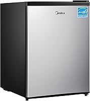 Vista 10 de Midea WHS-65LB1 - Refrigerador compacto de una sola puerta reversible, 1.6 pies cúbicos (0.045 metros cúbicos), negro