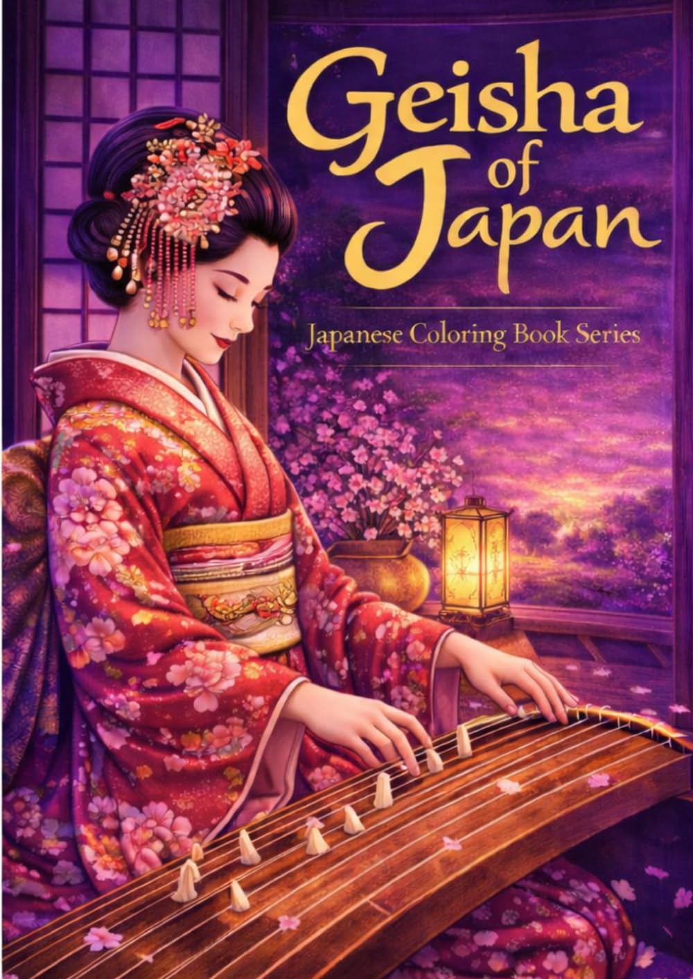Geisha of Japan - Vol.10: Japanese Coloring Book Series for Relaxation and Learning