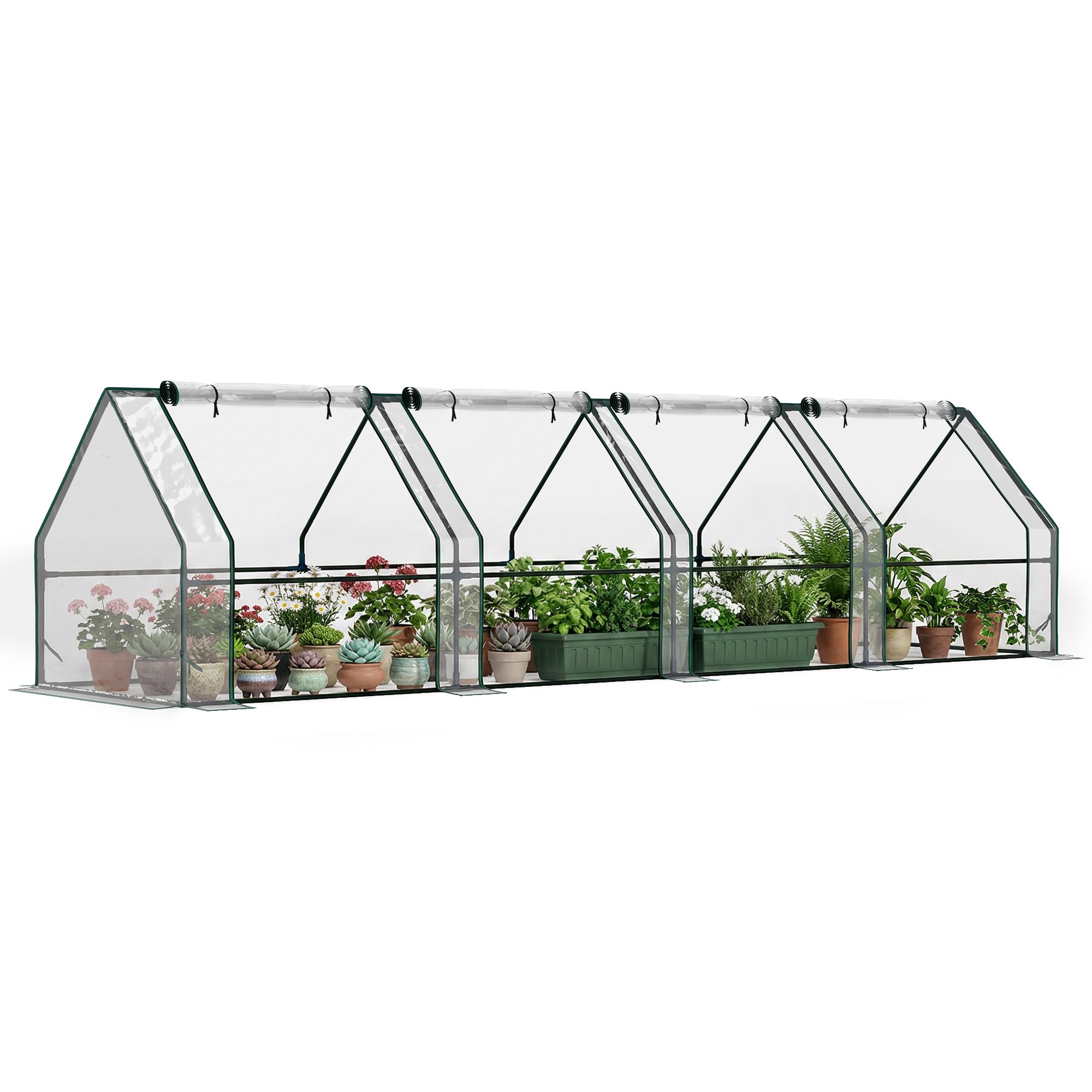 Outsunny 12x3 ft Mini Greenhouse