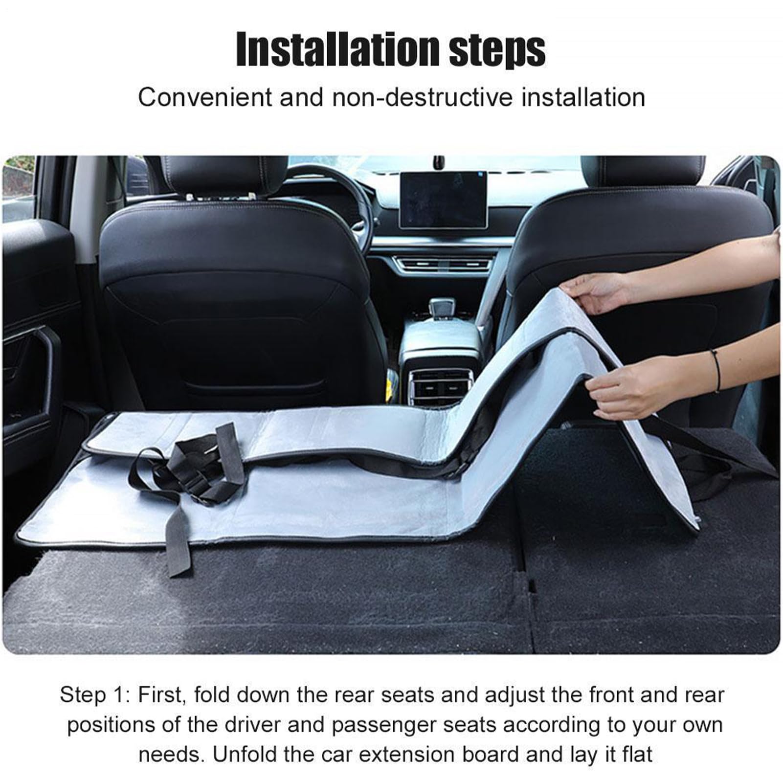 Materasso Per In Auto Estensione Posteriore Portatile | Comoda Estensione per Materasso da Auto da Viaggio Avventure Outdoor e Campeggio