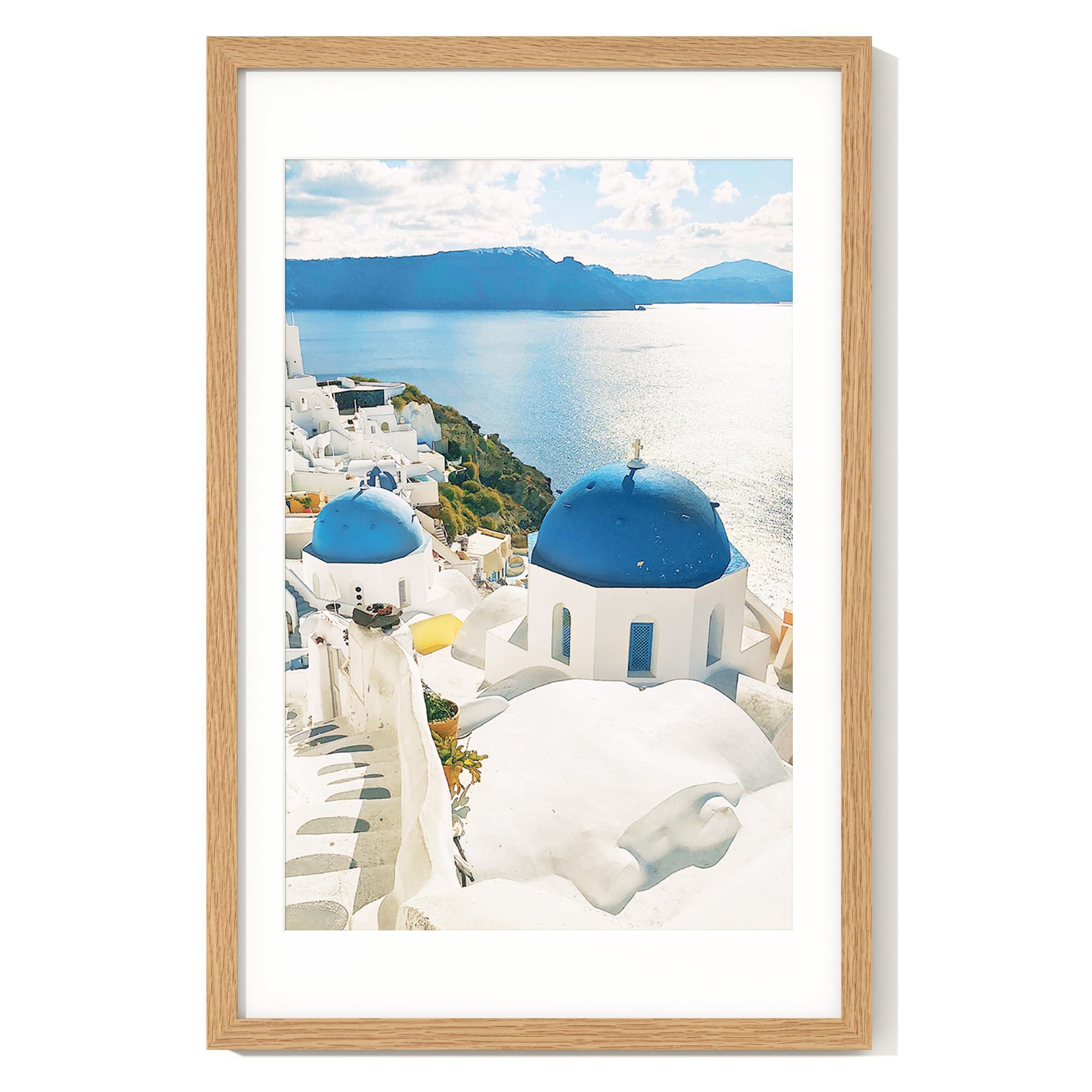 Axeman 14x22 Frame, Solid Oak Wood Tempered Glass, Oak โ image 1