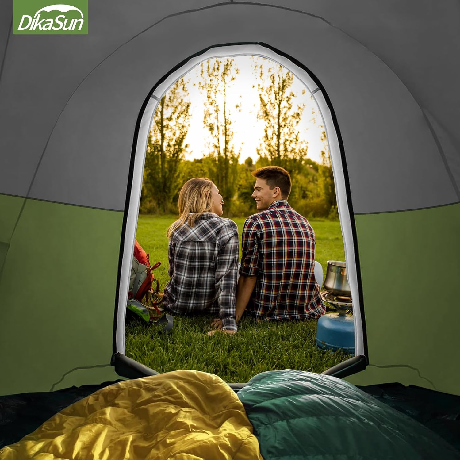 Truck Bed Tent, Double Layer Truck Tent 5.5-5.8 Ft, Waterproof PU3000mm Tear-Resistant Pickup Tent for 2 Person Camping and Outdoor with Awning