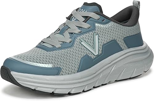 Vionic Women's Walk Max II Sneaker, Iceburg Green Faux Leather, 6