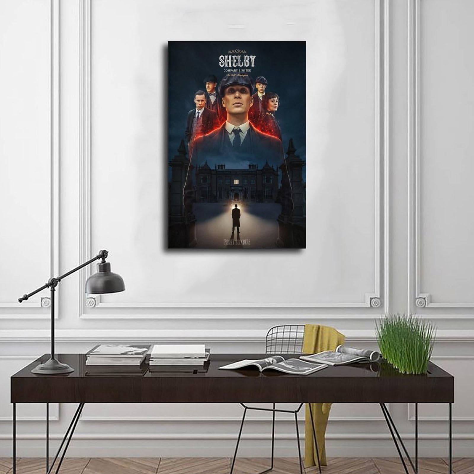Toile Peaky Blinders 60x120 Cm – Affiche Film Sur Toile Non Encadrée Pour Décoration Murale Cinéma