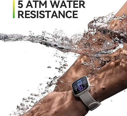 Miniatura 8 de Amazfit Bip 3 Pro - Reloj inteligente para iPhone Android, 4 sistemas de posicionamiento satelital, pantalla a color de 1.69 pulgadas, duración de