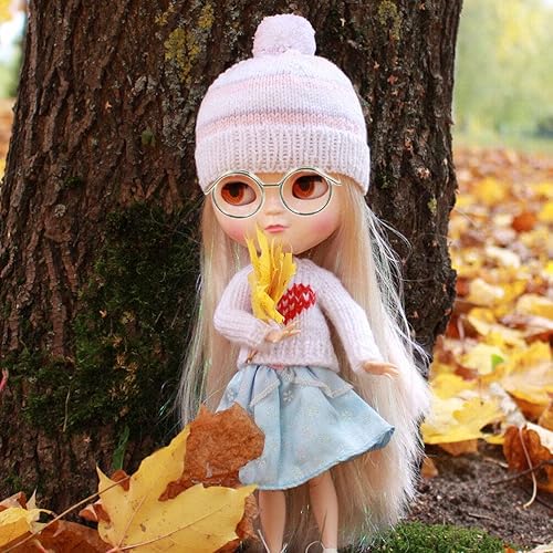 Miniatura 2 de 15 lentes de muñeca elegantes accesorios para disfraz de muñeca, incluye cada uno de los accesorios divertidos de oro rosa, plateado y dorado para