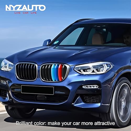 Miniatura 6 de Embellecedores Nyzauto para parrilla de BMW, de colores