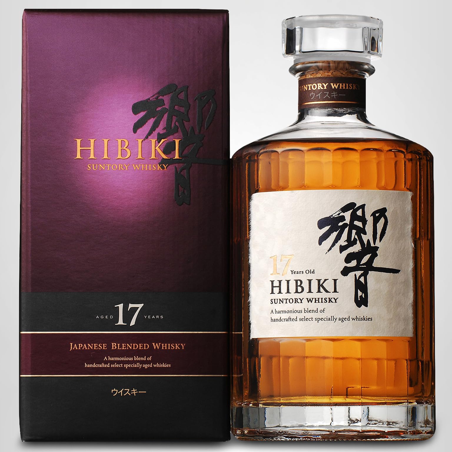 Amazon.co.jp: Suntory Blended Whiskey Hibiki 17 Years with Carton