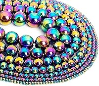 Vista 47 de Zenkeeper 108 piezas de cuentas de jaspe de cebra de 8 mm para hacer joyas, cuentas sueltas de gemas de cebra negras y blancas para hacer pulseras