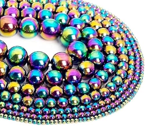 Miniatura 47 de Zenkeeper 108 piezas de cuentas naturales de aguamarina azul para la fabricación de joyas, 8 mm de cuentas de piedras preciosas auténticas