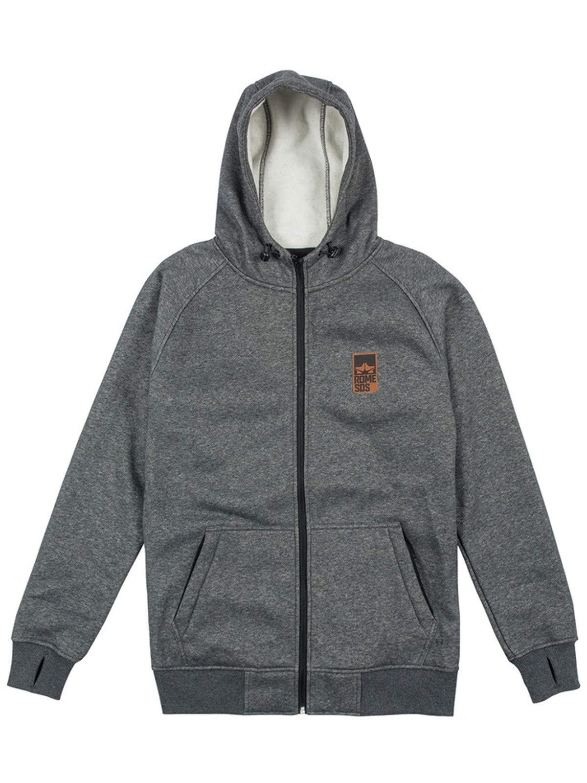 Rome Ride Snowboard Hoodie Rome Snowboardsmens Riding Zip